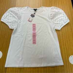 Express Women's Spring Light Weight Short Sleeve Top White Small Spring Top